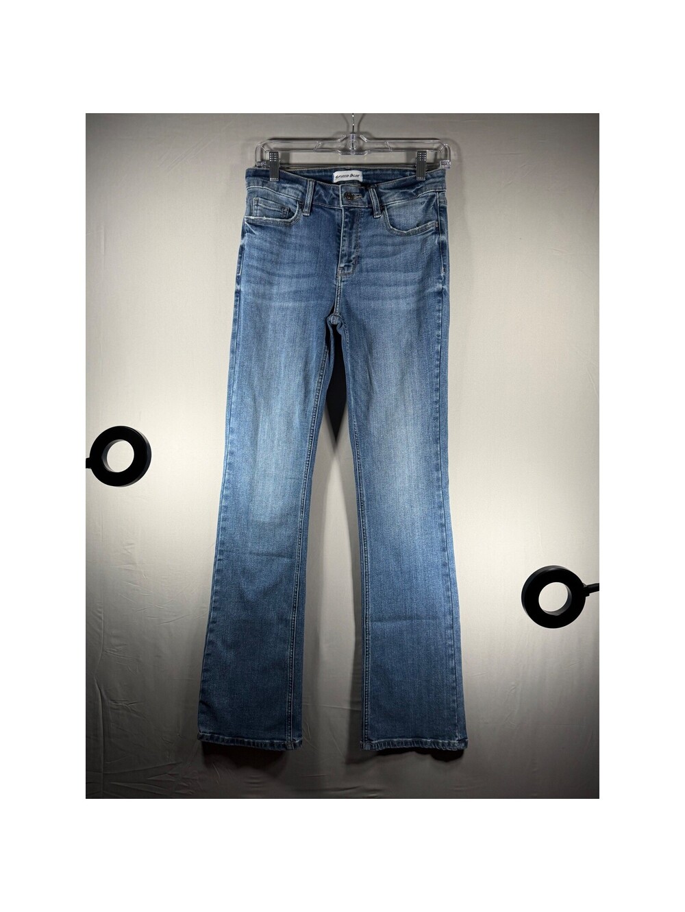 Studio Blue Los Angeles Womens Bootcut Jeans Size 27 Medium Wash High Rise NWT